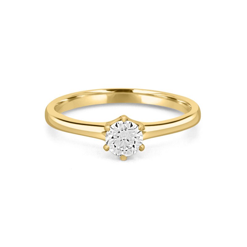 0.35 CT Classic Round Solitaire Ring - ZIZOV DIAMONDS