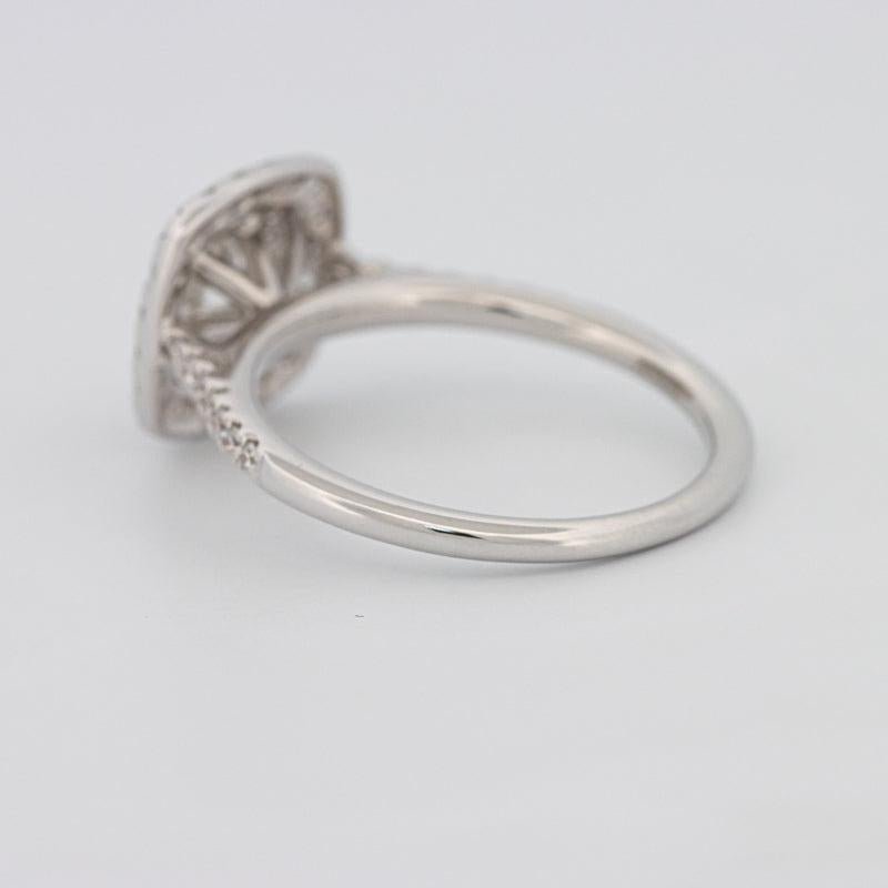 0.37 CT Double Halo Round Solitaire ring - ZIZOV DIAMONDS