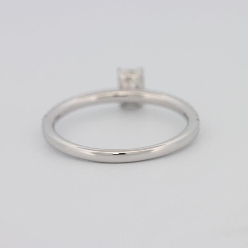 0.37 CT Emerald Solitaire Pavé Ring - ZIZOV DIAMONDS