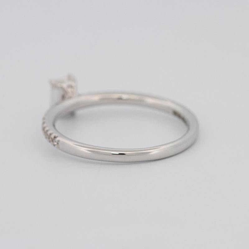 0.37 CT Emerald Solitaire Pavé Ring - ZIZOV DIAMONDS