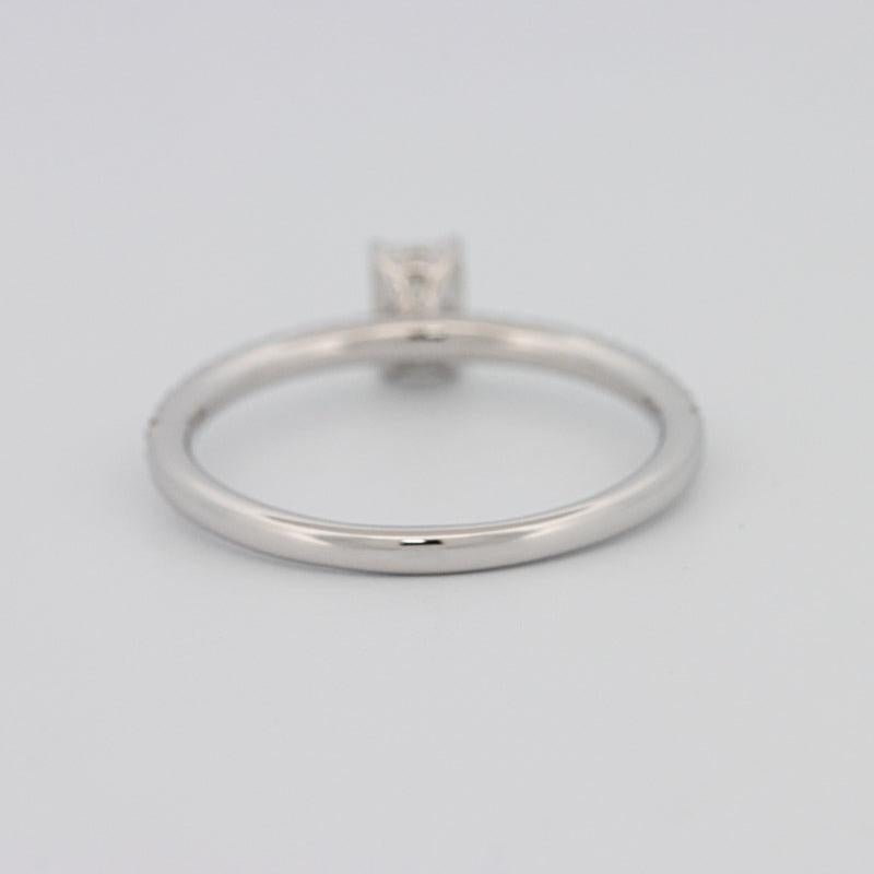 0.37 CT Emerald Solitaire Pavé Ring - ZIZOV DIAMONDS