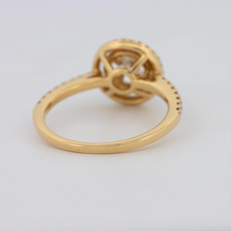 0.38 CT Round Double Halo Solitaire - ZIZOV DIAMONDS