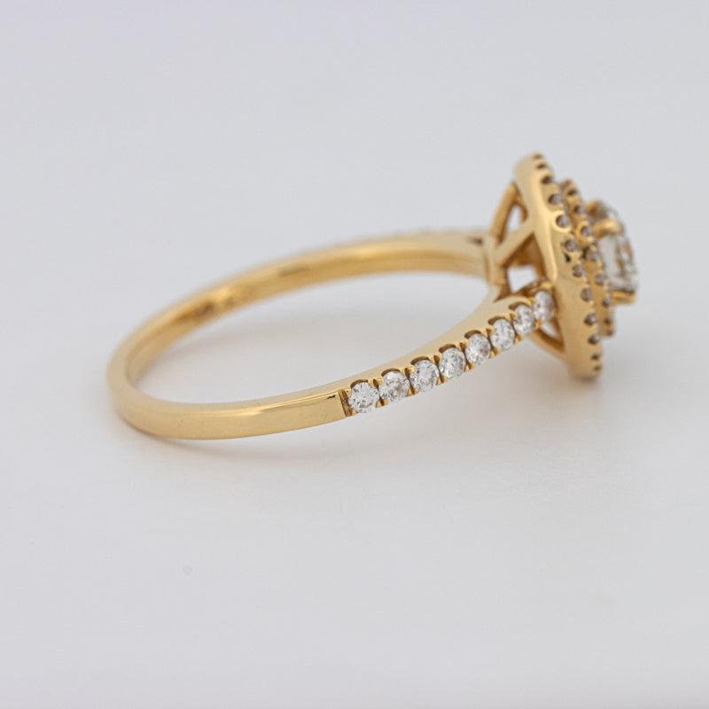 0.38 CT Round Double Halo Solitaire - ZIZOV DIAMONDS