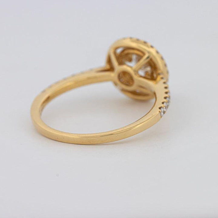 0.38 CT Round Double Halo Solitaire - ZIZOV DIAMONDS