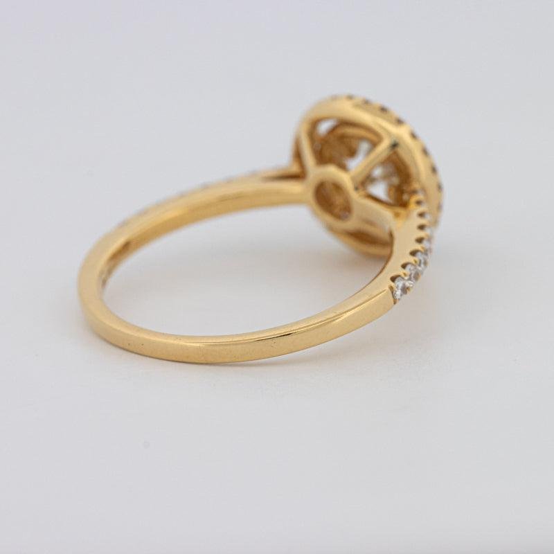 0.38 CT Round Double Halo Solitaire - ZIZOV DIAMONDS