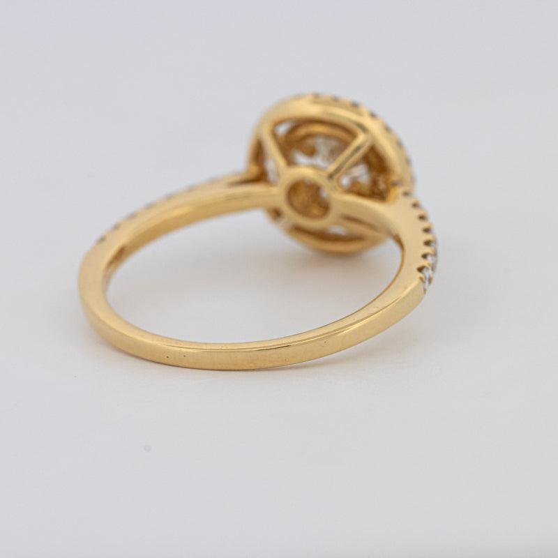 0.38 CT Round Double Halo Solitaire - ZIZOV DIAMONDS