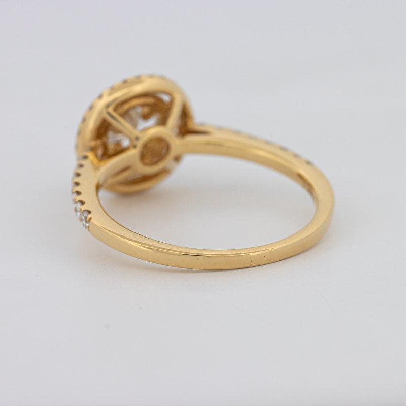 0.38 CT Round Double Halo Solitaire - ZIZOV DIAMONDS