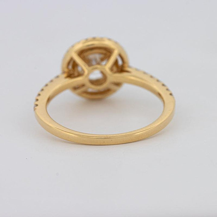 0.38 CT Round Double Halo Solitaire - ZIZOV DIAMONDS