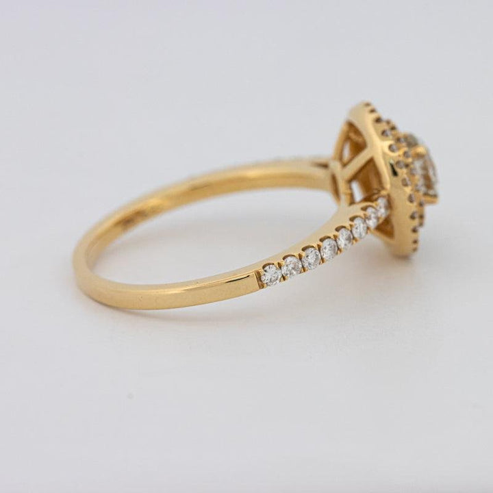 0.38 CT Round Double Halo Solitaire - ZIZOV DIAMONDS