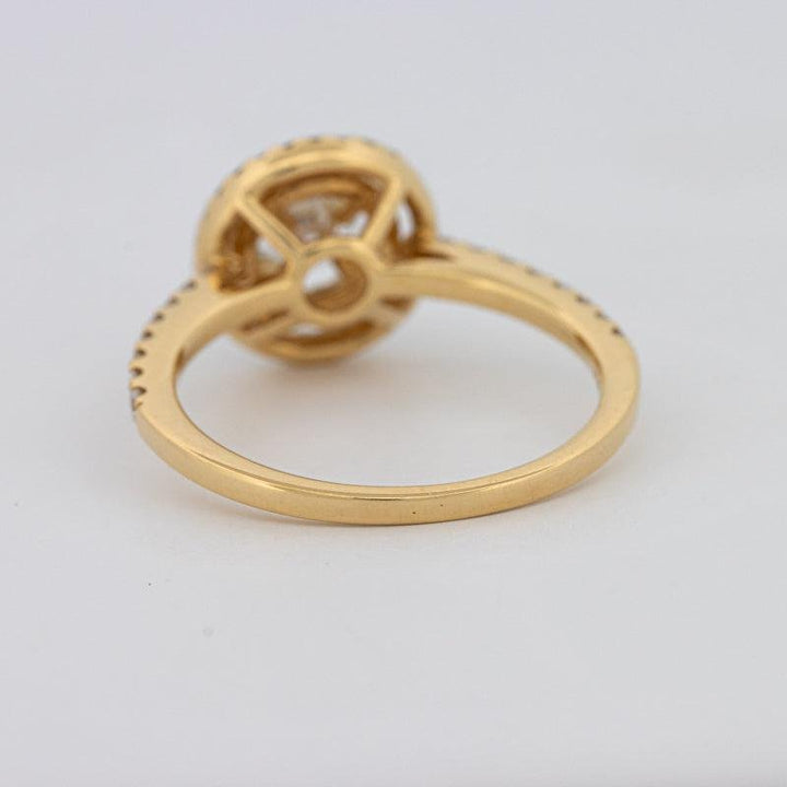 0.38 CT Round Double Halo Solitaire - ZIZOV DIAMONDS