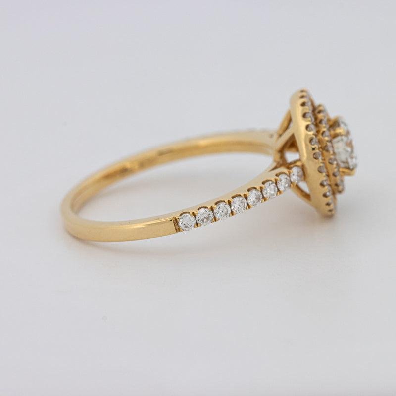 0.38 CT Round Double Halo Solitaire - ZIZOV DIAMONDS