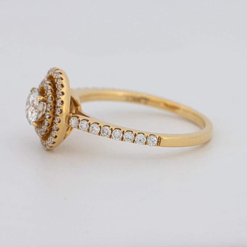 0.38 CT Round Double Halo Solitaire - ZIZOV DIAMONDS