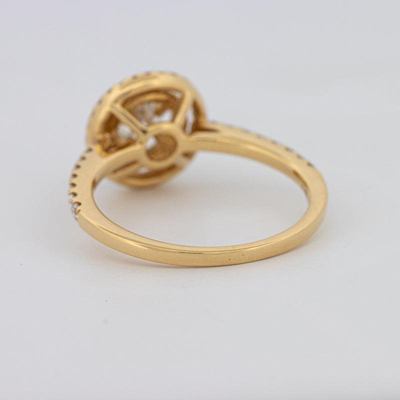 0.38 CT Round Double Halo Solitaire - ZIZOV DIAMONDS