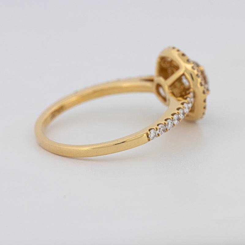 0.38 CT Round Double Halo Solitaire - ZIZOV DIAMONDS