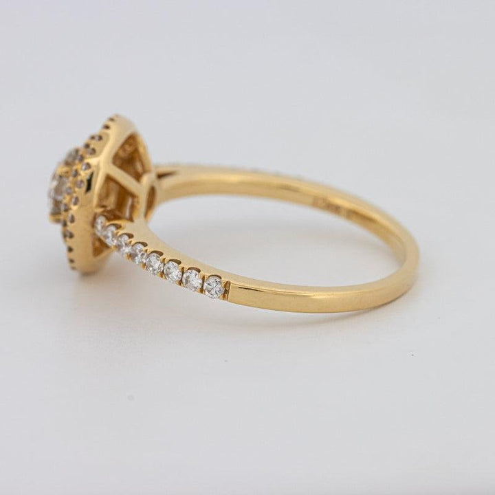 0.38 CT Round Double Halo Solitaire - ZIZOV DIAMONDS