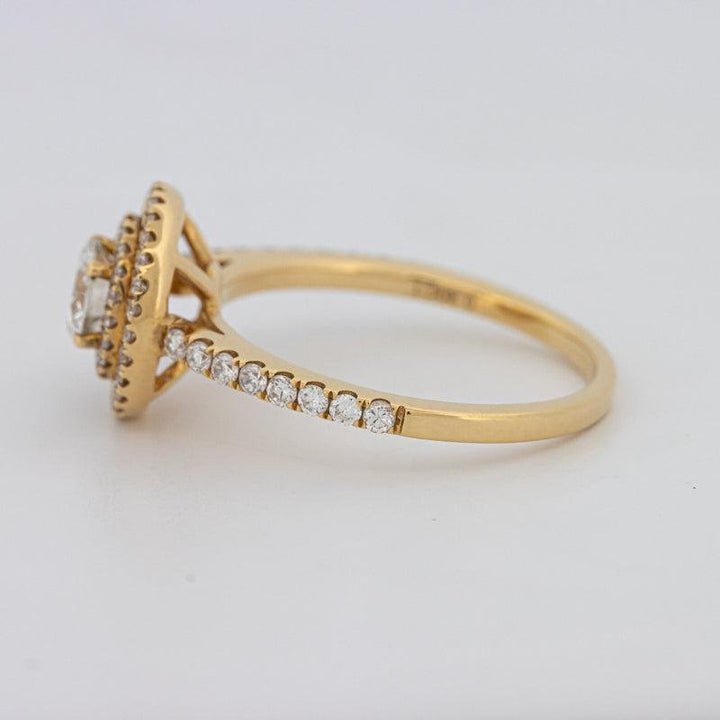 0.38 CT Round Double Halo Solitaire - ZIZOV DIAMONDS