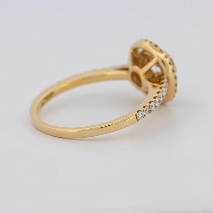 0.38 CT Round Double Halo Solitaire - ZIZOV DIAMONDS