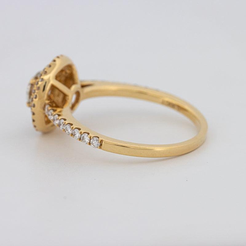 0.38 CT Round Double Halo Solitaire - ZIZOV DIAMONDS