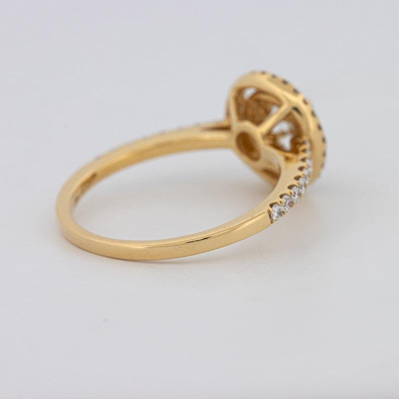 0.38 CT Round Double Halo Solitaire - ZIZOV DIAMONDS