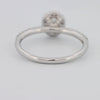 0.39 CT Oval Cut Halo Solitaire - ZIZOV DIAMONDS