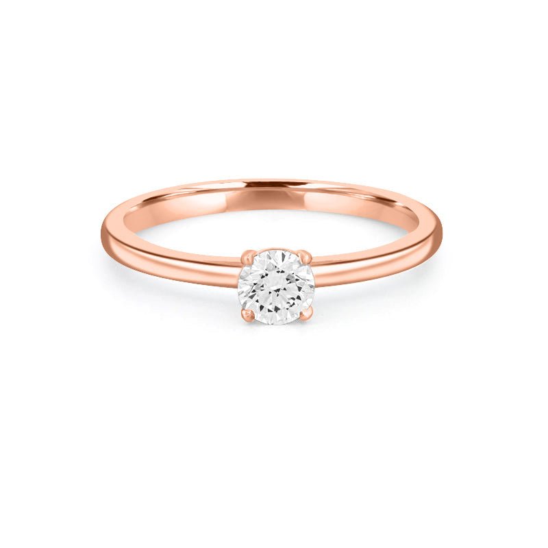 0.40 CT Classic Round Solitaire Ring - ZIZOV DIAMONDS