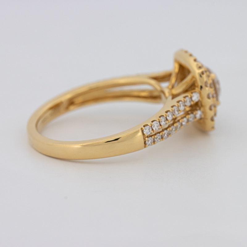 0.40 CT Round Double Halo Solitaire - ZIZOV DIAMONDS