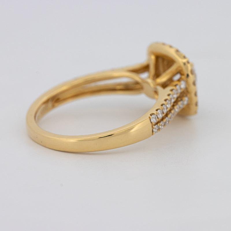 0.40 CT Round Double Halo Solitaire - ZIZOV DIAMONDS