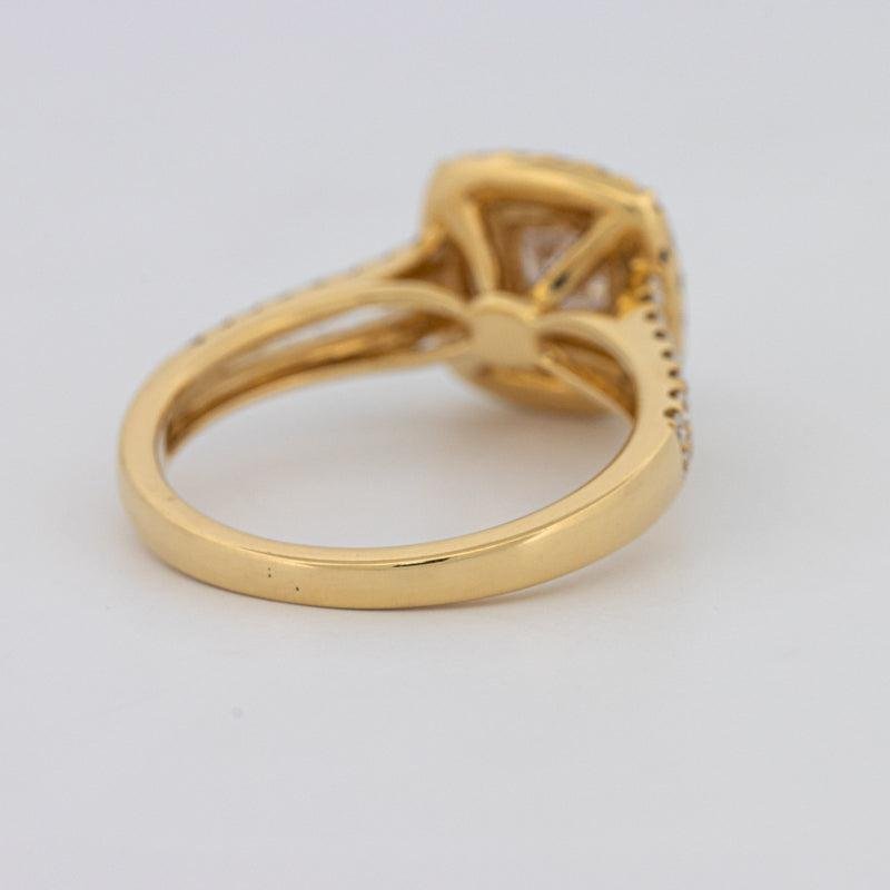 0.40 CT Round Double Halo Solitaire - ZIZOV DIAMONDS