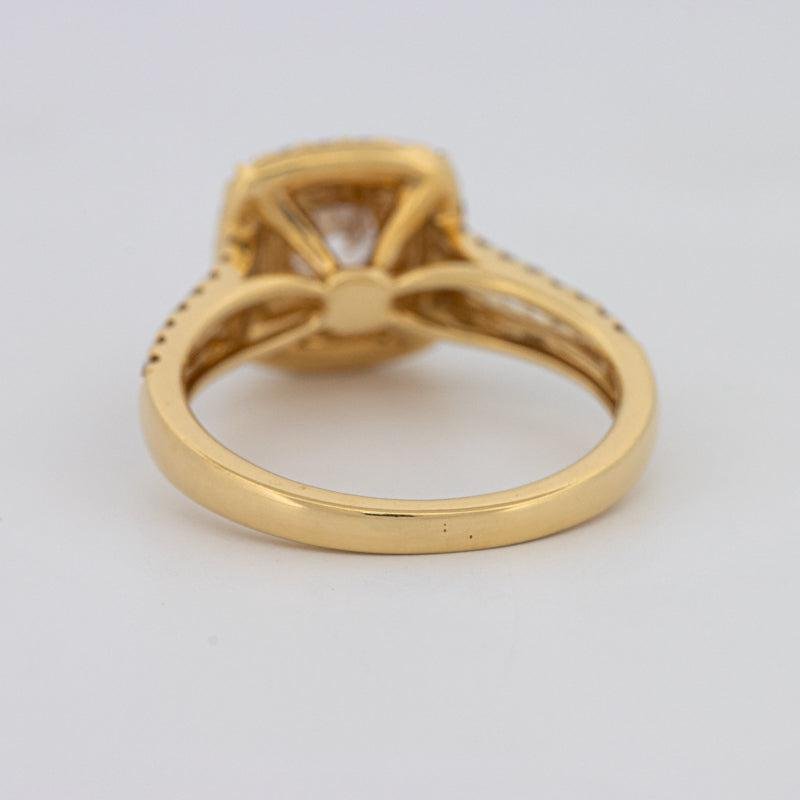 0.40 CT Round Double Halo Solitaire - ZIZOV DIAMONDS