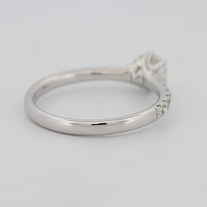 0.40 CT Round Solitaire Pavé Ring - ZIZOV DIAMONDS