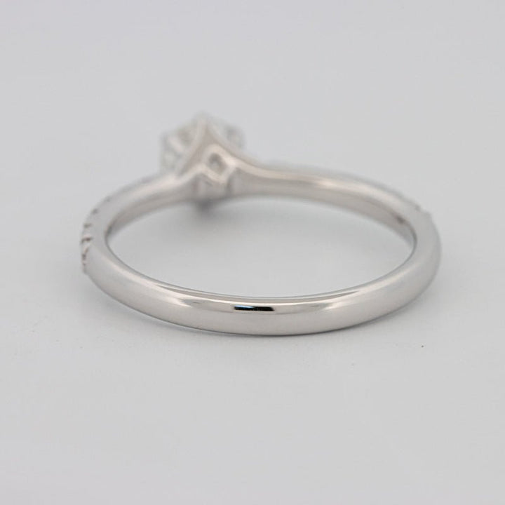 0.40 CT Round Solitaire Pavé Ring - ZIZOV DIAMONDS