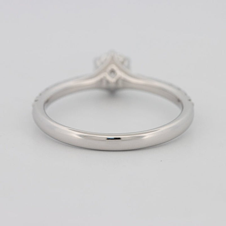 0.40 CT Round Solitaire Pavé Ring - ZIZOV DIAMONDS