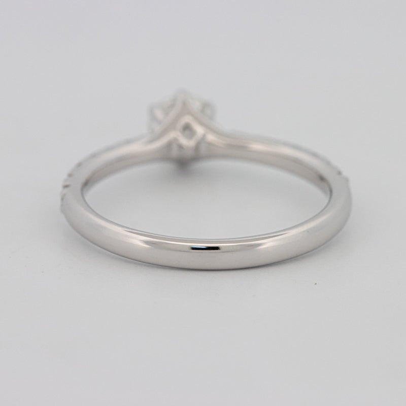 0.40 CT Round Solitaire Pavé Ring - ZIZOV DIAMONDS