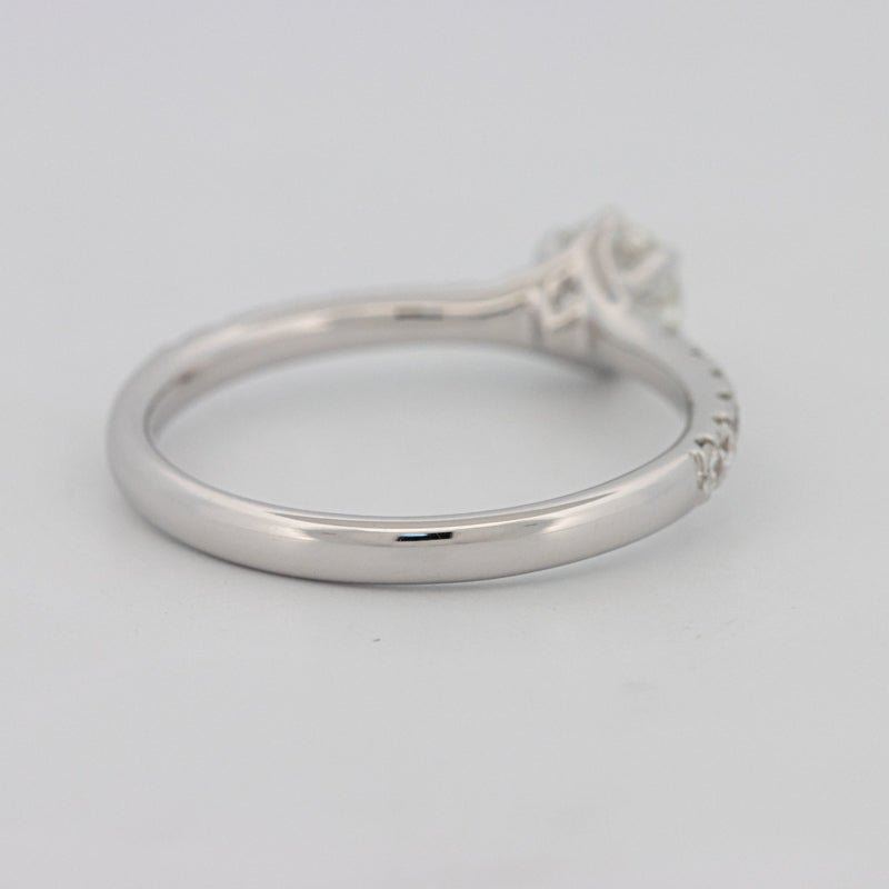 0.40 CT Round Solitaire Pavé Ring - ZIZOV DIAMONDS