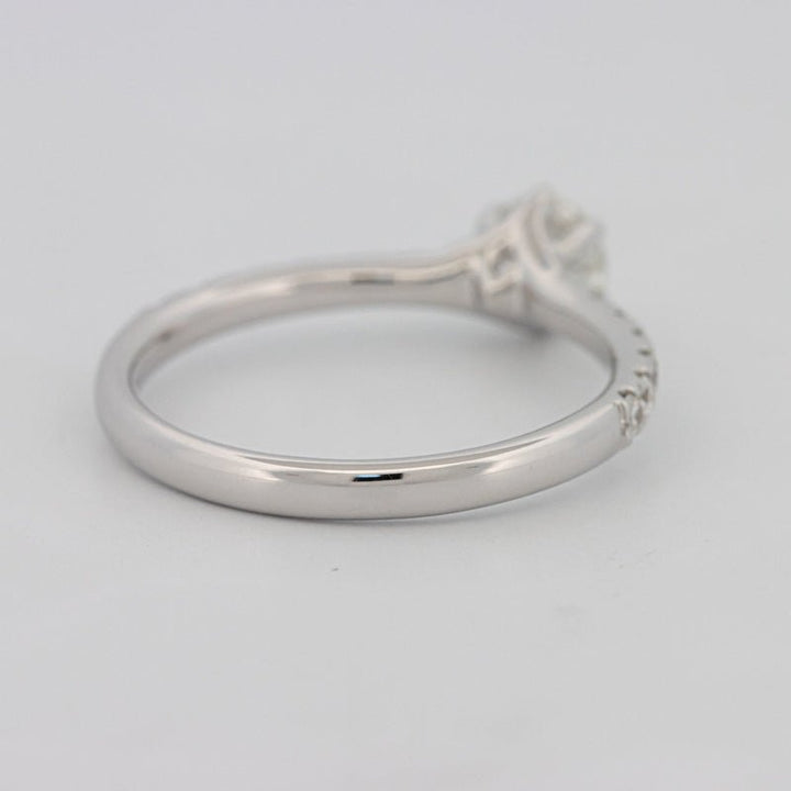 0.40 CT Round Solitaire Pavé Ring - ZIZOV DIAMONDS