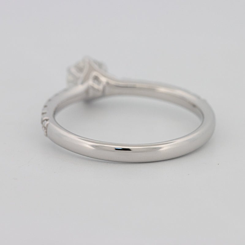 0.40 CT Round Solitaire Pavé Ring - ZIZOV DIAMONDS