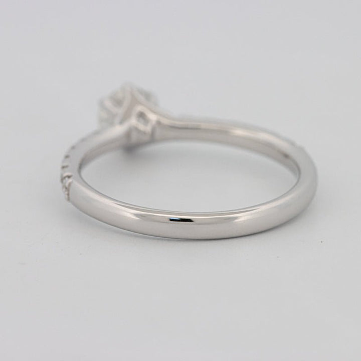 0.40 CT Round Solitaire Pavé Ring - ZIZOV DIAMONDS