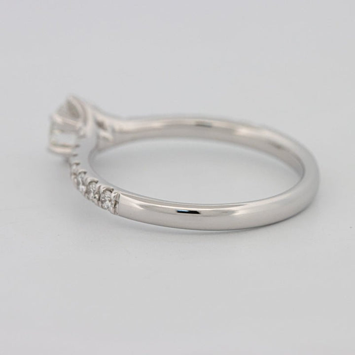 0.40 CT Round Solitaire Pavé Ring - ZIZOV DIAMONDS