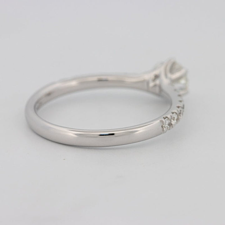 0.40 CT Round Solitaire Pavé Ring - ZIZOV DIAMONDS