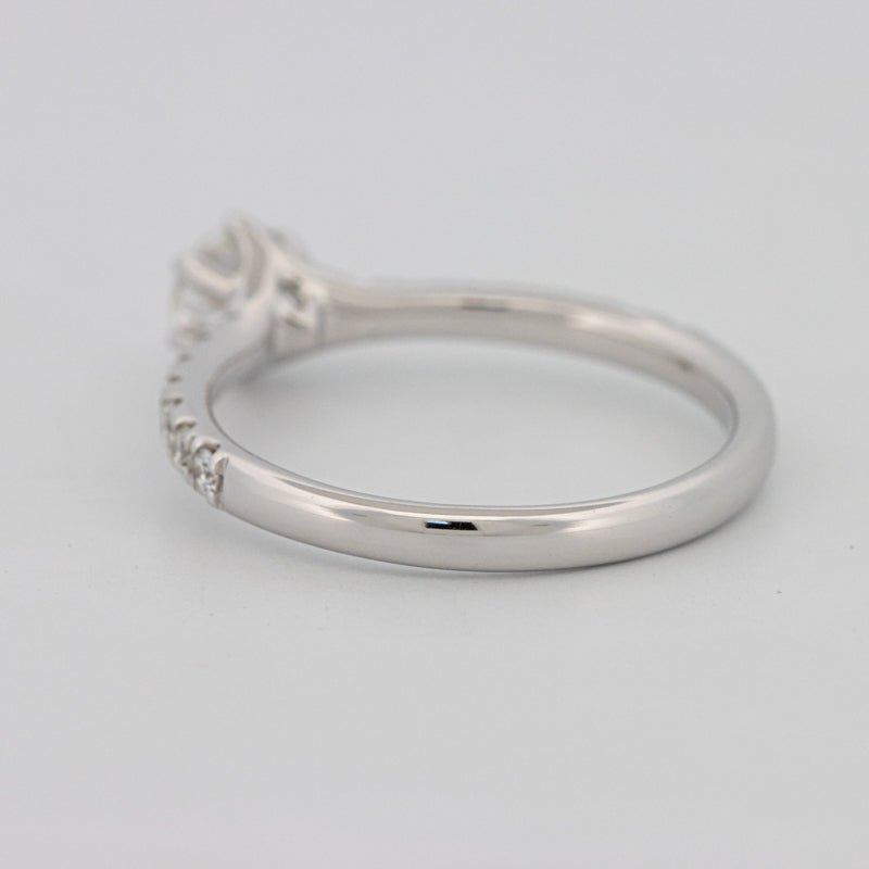 0.40 CT Round Solitaire Pavé Ring - ZIZOV DIAMONDS