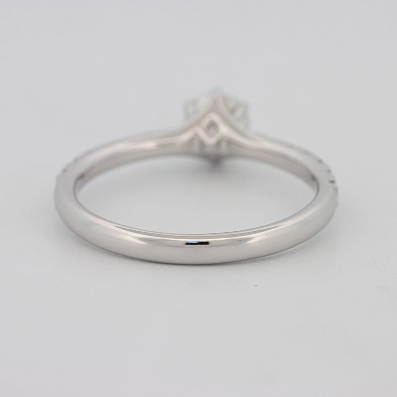 0.40 CT Round Solitaire Pavé Ring - ZIZOV DIAMONDS