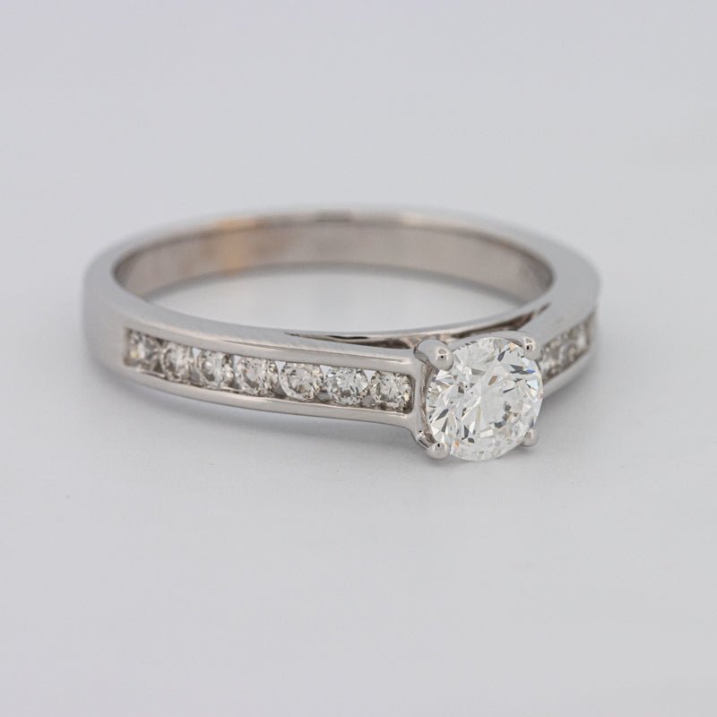 0.45 CT Classic Round Solitaire Row Ring - ZIZOV DIAMONDS