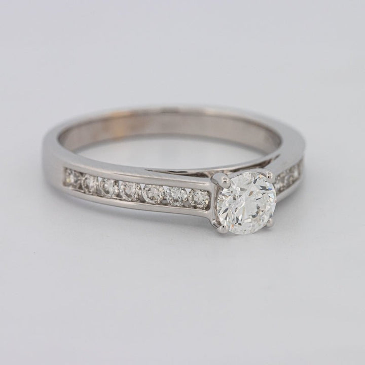 0.45 CT Classic Round Solitaire Row Ring - ZIZOV DIAMONDS