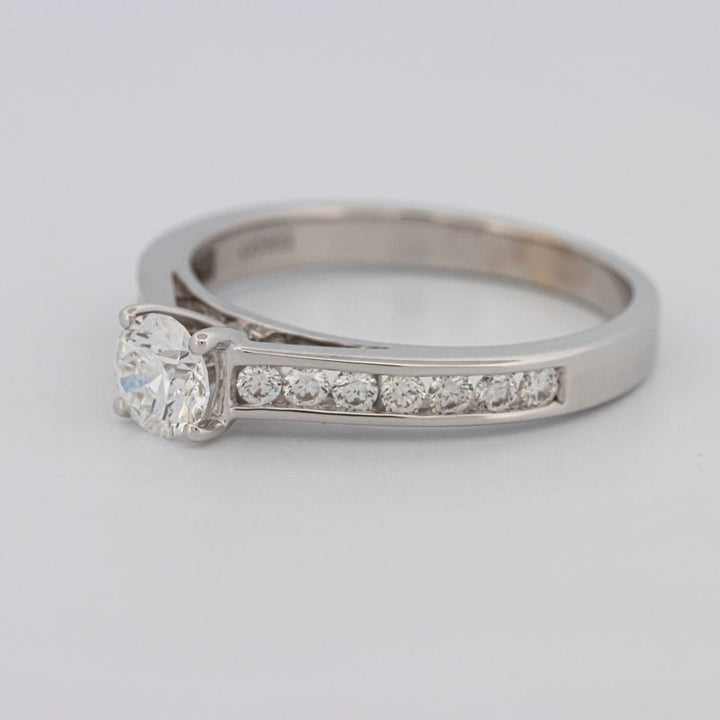 0.45 CT Classic Round Solitaire Row Ring - ZIZOV DIAMONDS