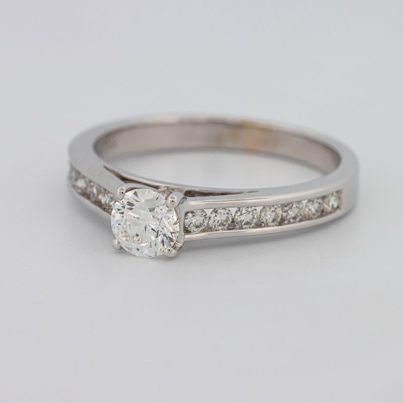 0.45 CT Classic Round Solitaire Row Ring - ZIZOV DIAMONDS