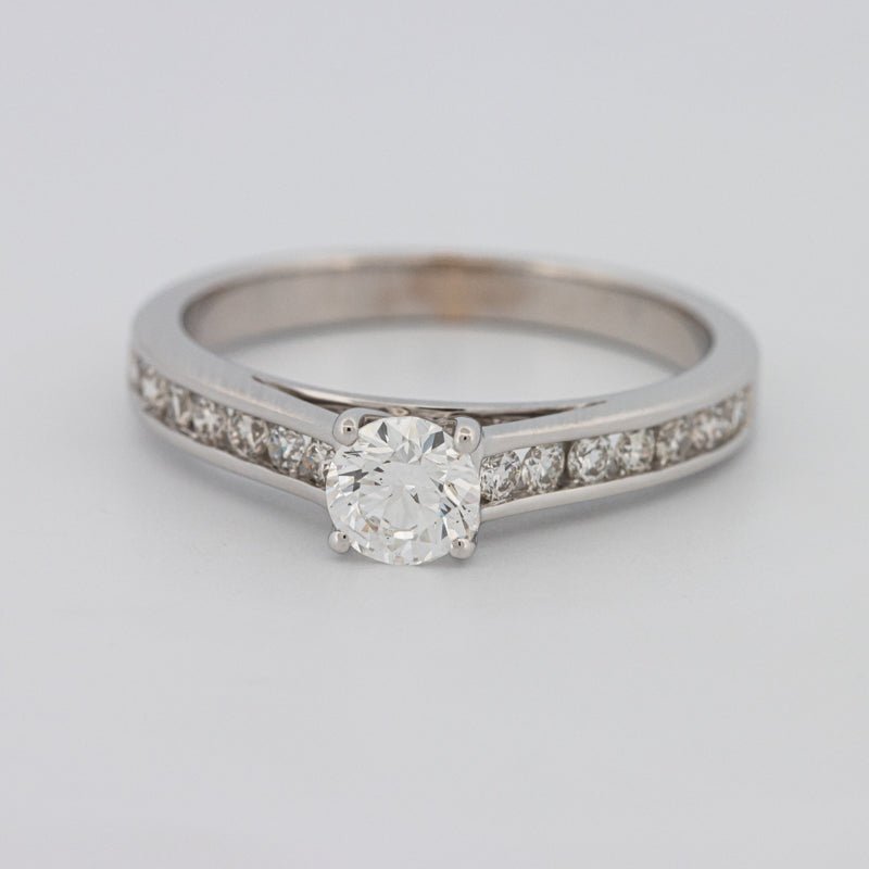 0.45 CT Classic Round Solitaire Row Ring - ZIZOV DIAMONDS