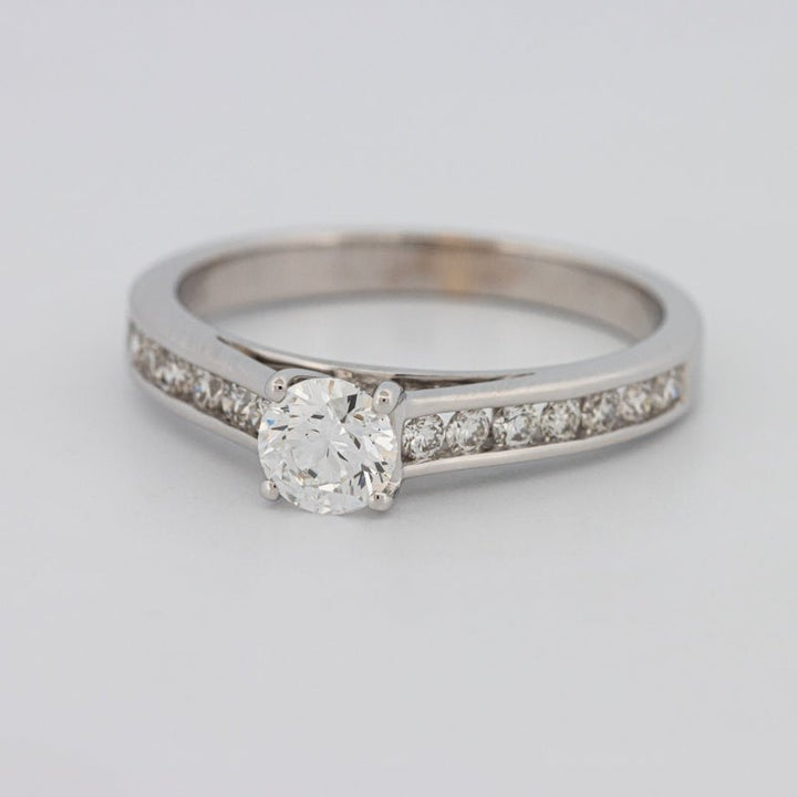 0.45 CT Classic Round Solitaire Row Ring - ZIZOV DIAMONDS