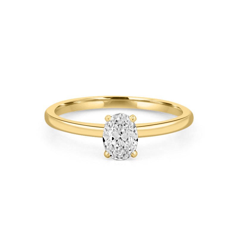 0.50 CT Classic Oval Cut Solitaire - ZIZOV DIAMONDS