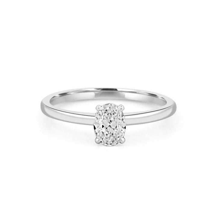 0.50 CT Classic Oval Cut Solitaire - ZIZOV DIAMONDS