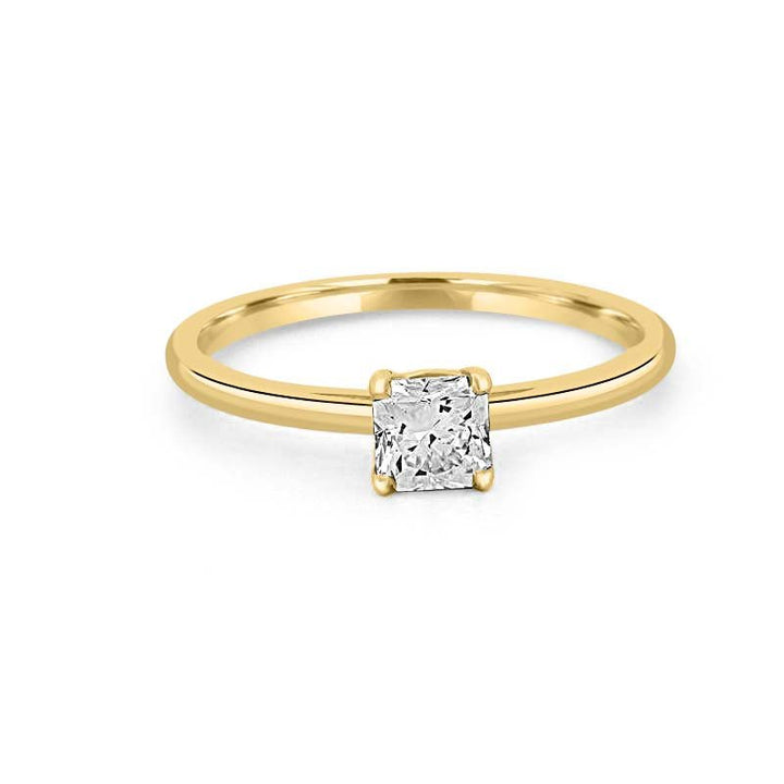 0.50 CT Classic Square Radiant Solitaire - ZIZOV DIAMONDS